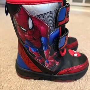 Marvel Spider-Man Kids Boots - Black and Red